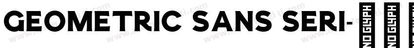 Geometric sans Seri字体转换